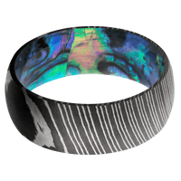 Damascus + Acid Finish + Abalone