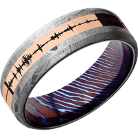 Meteorite + None Finish + Titanium Damascus