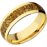 10K Yellow Gold + Polish Finish