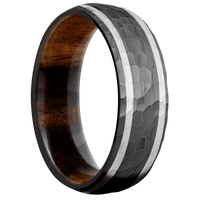 Zirconium + Hammer Finish + Desert Iron Wood