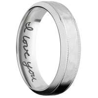 Platinum + Hammer , Bead Finish + Titanium
