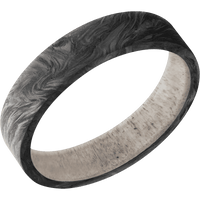 Forged Carbon Fiber + None Finish + Antler