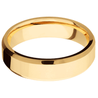18K Yellow Gold + Polish , Polish Finish