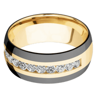 10K Yellow Gold + Polish Finish