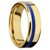 14K Yellow Gold + Polish , Polish Finish