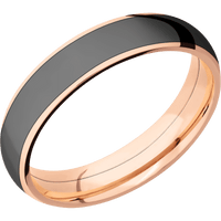 18K Rose Gold + Polish Finish