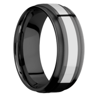 Zirconium + Polish , Bead Finish