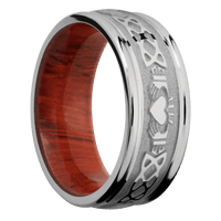 Titanium + Polish , Polish Finish + Padauk