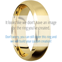 18K Yellow Gold + Satin , Polish Finish