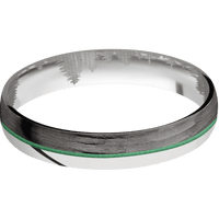10K White Gold + Polish Finish