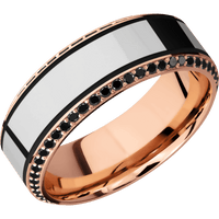 14K Rose Gold + Polish , Polish Finish