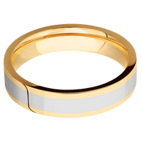 18K Yellow Gold + Polish Finish