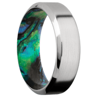 Platinum + Satin , Polish Finish + Abalone