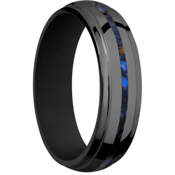 Zirconium + Polish , Polish Finish + Black