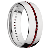 10K White Gold + Polish Finish