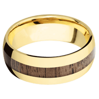 10K Yellow Gold + Polish Finish