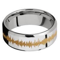 14K White Gold + Polish , Polish Finish