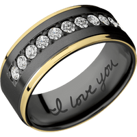 Zirconium + Bead , Polish Finish