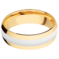 14K Yellow Gold + Polish Finish