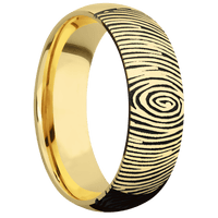 14K Yellow Gold + Polish Finish