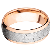 14K Rose Gold + Polish Finish