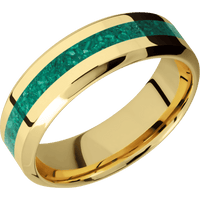 22K Yellow Gold + Polish , Polish Finish