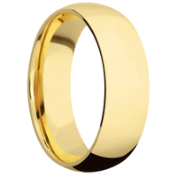 22K Yellow Gold + Polish Finish