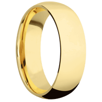 22K Yellow Gold + Polish Finish