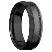 Zirconium + Hammer , Bead Finish