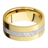 10K Yellow Gold + Satin Finish