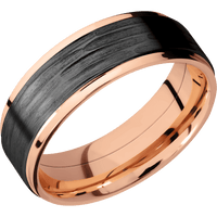 14K Rose Gold + Polish , Polish Finish