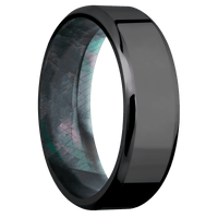 Zirconium + Polish , Polish Finish + Black Mother of Pearl