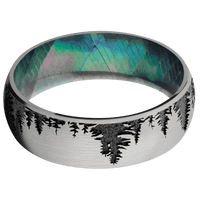 Titanium + Satin Finish + Black Mother of Pearl