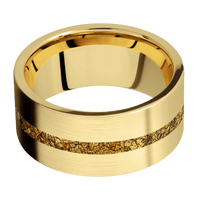 22K Yellow Gold + Satin Finish