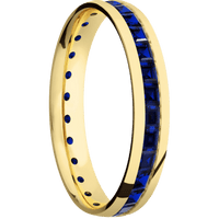 14K Yellow Gold + Polish Finish