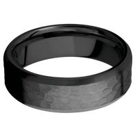 Zirconium + Hammer , Satin Finish