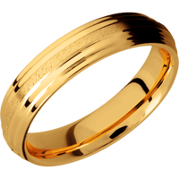 22K Yellow Gold + Anglestone , Polish Finish