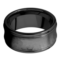 Zirconium + Hammer , Polish Finish