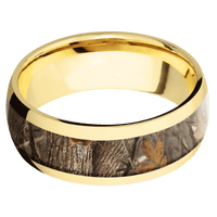14K Yellow Gold + Polish Finish