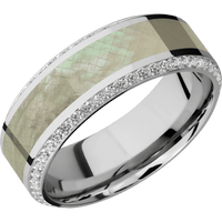 14K White Gold + Polish , Polish Finish