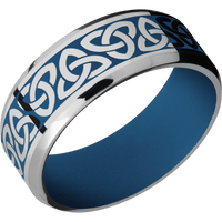 Titanium + Polish , Polish Finish + Ridgeway Blue
