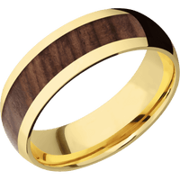 14K Yellow Gold + Polish Finish