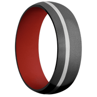 Zirconium + Bead , Bead Finish + Red Apple