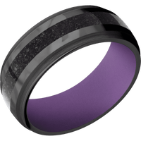 Zirconium + Rockpolish , Satin Finish + Wild Purple