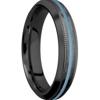 Zirconium + Hammer , Bead Finish