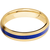 10K Yellow Gold + Satin Finish