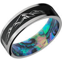 Titanium + Satin Finish + Abalone