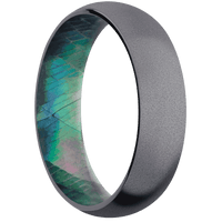Tantalum + Sand Finish + Black Mother of Pearl