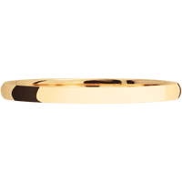 14K Yellow Gold + Polish Finish