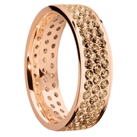 14K Rose Gold + Polish Finish